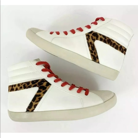 NEW Steve Madden Bumping White High Tops - 5.5 - Picture 2 of 7